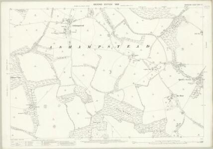 Berkshire XXVIII.9 (includes: Ashampstead; Basildon; Hampstead Norris; Yattendon) - 25 Inch Map