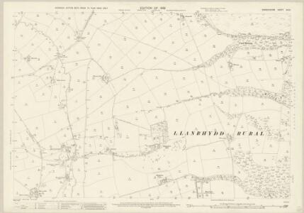 Denbighshire XIX.8 (includes: Llanbedr; Llanfair Dyffryn Clwyd Rural; Rhuthun) - 25 Inch Map
