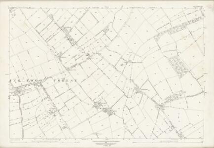 Cumberland XXXIX.14 (includes: Hesket) - 25 Inch Map