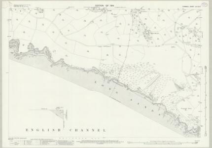 Cornwall LIV.3 & 7 (includes: Antony; Sheviock) - 25 Inch Map