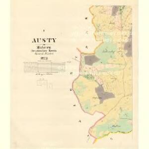 Austy - m3238-1-001 - Kaiserpflichtexemplar der Landkarten des stabilen Katasters