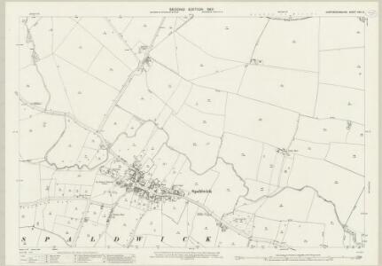 Huntingdonshire XVII.9 (includes: Barham and Woolley; Easton; Ellington; Spaldwick) - 25 Inch Map