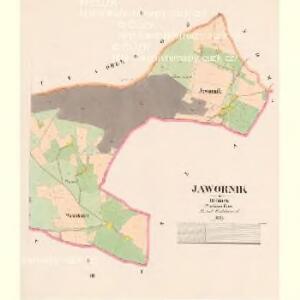 Jawornik - c2796-1-002 - Kaiserpflichtexemplar der Landkarten des stabilen Katasters