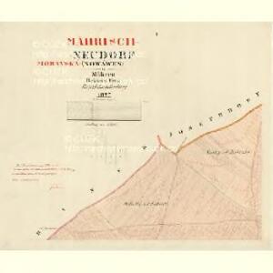 Neudorf (Nowawes) - m1863-1-001 - Kaiserpflichtexemplar der Landkarten des stabilen Katasters