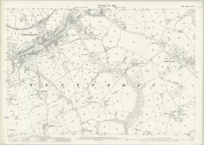 Kent LXXI.16 (includes: Tenterden) - 25 Inch Map