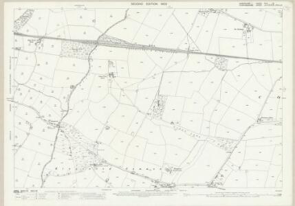 Shropshire XLV.13 (includes: Albrighton; Boningale; Codsall; Wrottesley) - 25 Inch Map