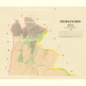 Bradatschow - c0450-1-001 - Kaiserpflichtexemplar der Landkarten des stabilen Katasters