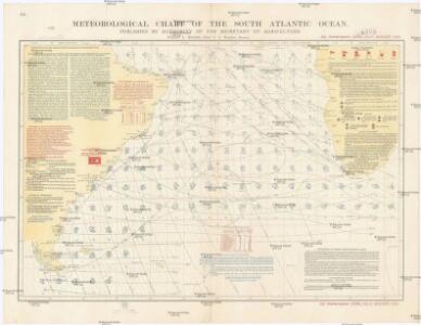 Meteorological chart of the South Atlantic Ocean