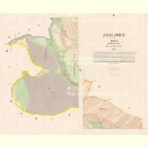 Zdislawice - c9235-1-002 - Kaiserpflichtexemplar der Landkarten des stabilen Katasters