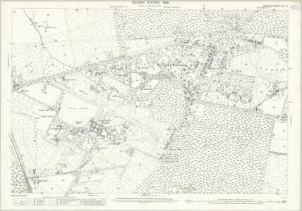 Berkshire XLVI.12 (includes: Crowthorne; Easthampstead; Finchampstead; Sandhurst; Wokingham Without) - 25 Inch Map