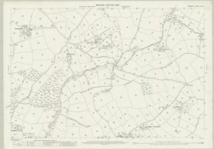 Cornwall XLIII.10 (includes: Boconnoc; Lanreath; St Veep) - 25 Inch Map