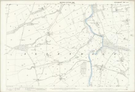 Northumberland (Old Series) CII.14 (includes: Allendale) - 25 Inch Map
