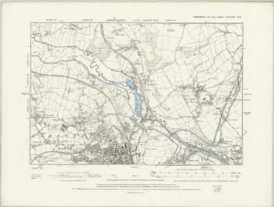 Yorkshire CCLXXIV.NW - OS Six-Inch Map