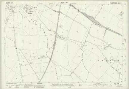 Gloucestershire VII.3 (includes: Aston Subedge; Church Honeybourne; Cow Honeybourne; Weston Subedge) - 25 Inch Map
