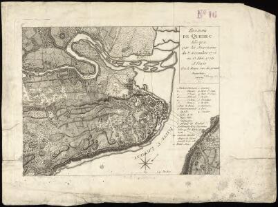 Environs de Quebec, bloque par les Americains du 8. Decembre 1775 au 13. Mai 1776