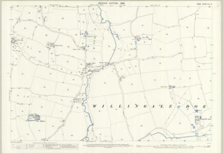 Essex (1st Ed/Rev 1862-96) XLII.15 (includes: Abbess Beauchamp and Berners Roding; Willingale) - 25 Inch Map