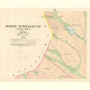 Schelletau (Zeletawa) - m3643-1-003 - Kaiserpflichtexemplar der Landkarten des stabilen Katasters