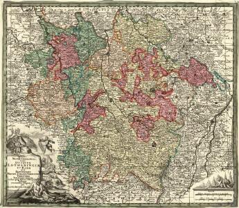 Mappa Geographica, in qua Ducatus Lotharingiae et Barr ut et Episcopatuum Metens. Tullens. Verdunens. Territoria, Tractusque Finitismi in suos quiq; ditiones disterminati sistuntur