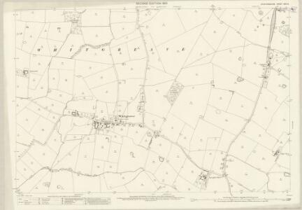 Staffordshire XXX.14 (includes: Cresswell; Marston; Seighford; Whitgreave) - 25 Inch Map