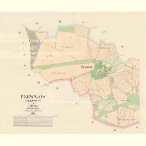 Plewniow (Plewňow) - c5833-1-001 - Kaiserpflichtexemplar der Landkarten des stabilen Katasters