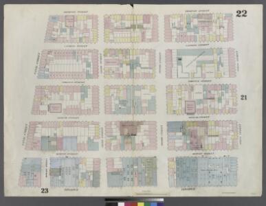 Plate 22: Map bounded by Spring Street, Broadway, Canal Street, Thompson Street