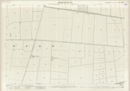 Lincolnshire CXXXIII.1 (includes: Dowsby; Dunsby; Rippingale) - 25 Inch Map