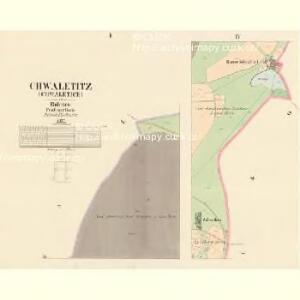 Chwaletitz (Chwaletice) - c2688-1-001 - Kaiserpflichtexemplar der Landkarten des stabilen Katasters
