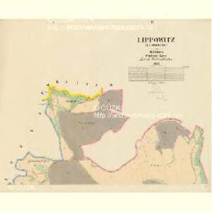 Lippowitz (Lippowice) - c4126-1-001 - Kaiserpflichtexemplar der Landkarten des stabilen Katasters