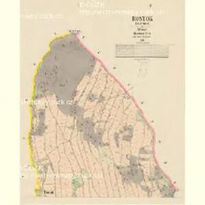 Rostok (Rostoka) - c6595-1-001 - Kaiserpflichtexemplar der Landkarten des stabilen Katasters