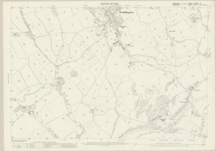 Yorkshire CLXXXII.10 (includes: Bashall Eaves; Clitheroe; Waddington; West Bradford) - 25 Inch Map