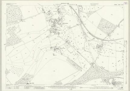 Dorset XXIV.2 (includes: Bryanston; Durweston; Pimperne; Stourpaine) - 25 Inch Map