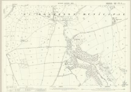 Cardiganshire XXXVII.12 (includes: Bridell; Cardigan; Llantwyd; Monington; St Dogmaels) - 25 Inch Map