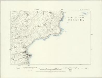 Cornwall LXXXI.SW - OS Six-Inch Map