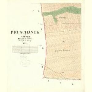 Pruschanek - m2439-1-005 - Kaiserpflichtexemplar der Landkarten des stabilen Katasters