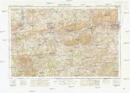 Ordnance Survey Map Guildford Guildford