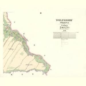 Wolfsdorf (Wilkowa) - m2785-1-003 - Kaiserpflichtexemplar der Landkarten des stabilen Katasters
