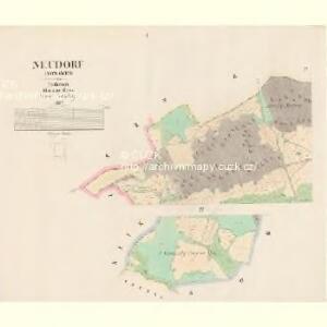 Neudorf (Nowawes) - c5231-1-001 - Kaiserpflichtexemplar der Landkarten des stabilen Katasters