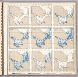 Ice Charts, White Sea (Beloye More).  October - June.