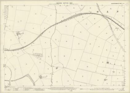 Buckinghamshire II.14 (includes: Olney; Weston Underwood) - 25 Inch Map