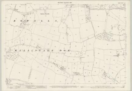 Essex (1st Ed/Rev 1862-96) LI.4 (includes: Roxwell; Willingale) - 25 Inch Map