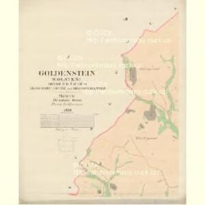Goldenstein (Golsten) - m0204-2-004 - Kaiserpflichtexemplar der Landkarten des stabilen Katasters