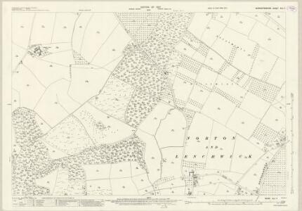 Worcestershire XLII.7 (includes: Church Lench; Norton and Lenchwick) - 25 Inch Map