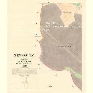 Newojitz - m1969-1-003 - Kaiserpflichtexemplar der Landkarten des stabilen Katasters