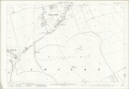 Wiltshire LXX.14 (includes: Bower Chalke; Broad Chalke) - 25 Inch Map