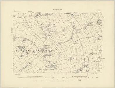 Suffolk XVII.SW - OS Six-Inch Map
