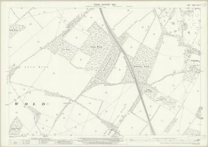 Kent LVII.7 (includes: Aylesham; Nonington; Sibertswold; Womenswold) - 25 Inch Map