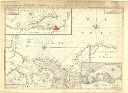 Carte particuliere de Isthmus, ou Darien, qui comprend le Golfe de Panama &c., Cartagene et les isles aux environs