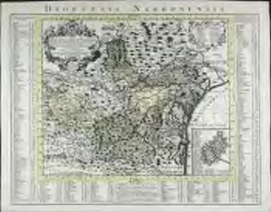 Carte du diocese de Narbonne
