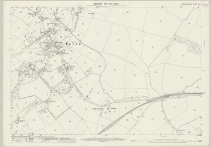 Cambridgeshire XLVI.5 (includes: Bourn; Caldecote; Kingston) - 25 Inch Map
