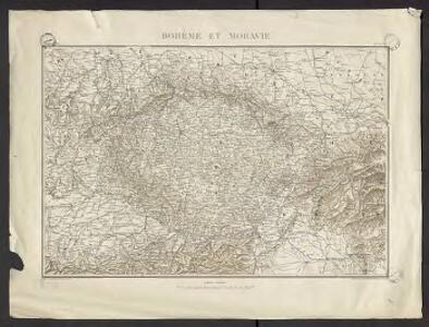 Géographie. croquis n5, Bohême et Moravie